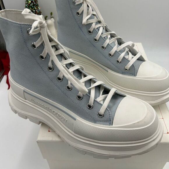 Men’s Alexander McQueen tred slick boots size 45 made in Italy main image 7